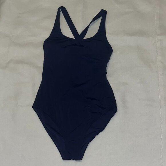 Andie The Tulum One Piece in Flat Navy Size Large - Picture 3 of 6